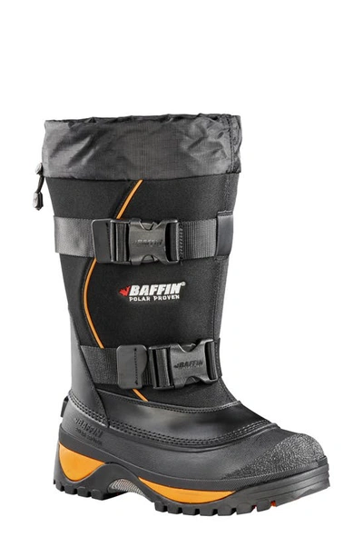 Baffin Wolf Waterproof Snow Boot In Black/exp.gold