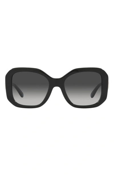 Tory Burch 52mm Gradient Butterfly Sunglasses In Black