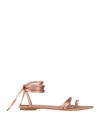 Ilio Smeraldo Toe Strap Sandals In Pink