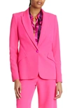 L Agence Chamberlain Single-breasted Blazer In Pink Glo
