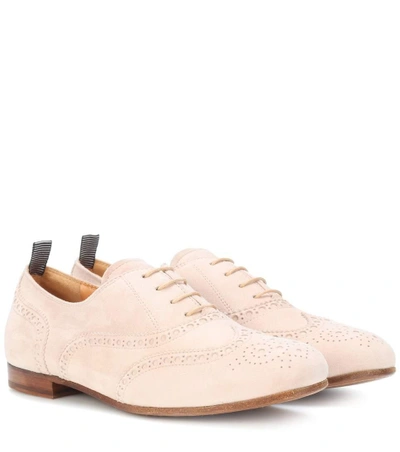 Church's Taylor Suede Oxford Shoes In Nude