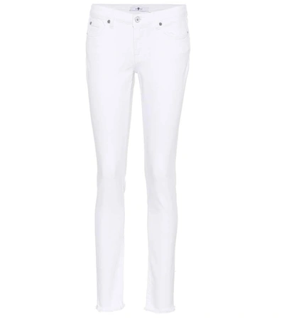 7 For All Mankind Pyper Skinny Jeans In White