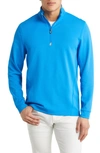 Cutter & Buck Traverse Regular Fit Quarter Zip Pullover In Digital