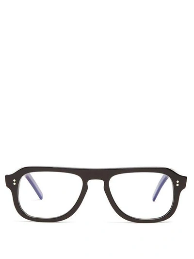 Cutler And Gross Aviator-frame Glasses In Black