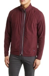 Cutter & Buck Adapt Hybrid Full Zip In Bordeaux