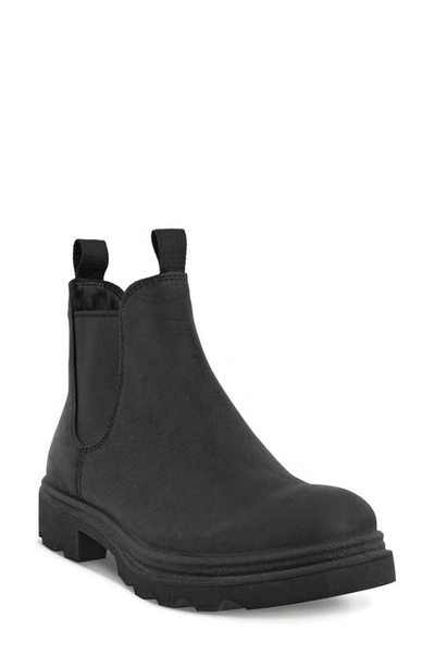 Ecco Grainer Water Repellent Chelsea Boot In Black