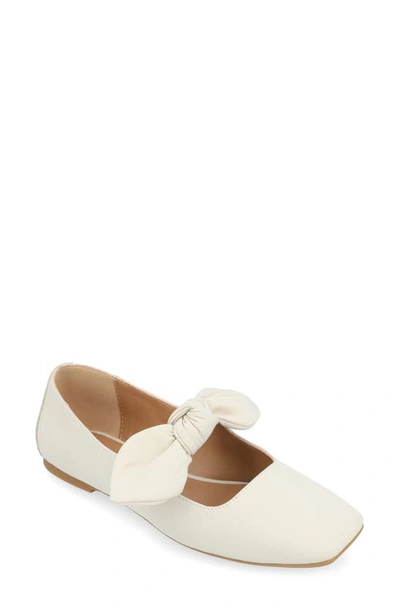 Journee Collection Seraline Ballet Flat In Beige