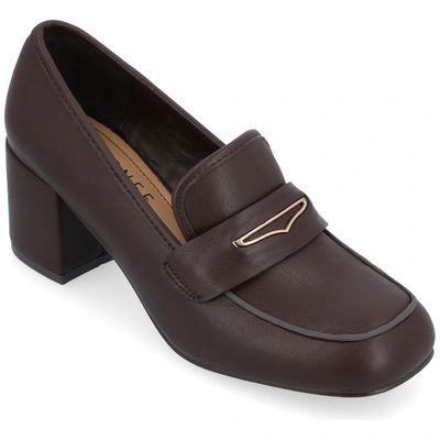 Journee Collection Tru Comfort Foam Liyla Pump In Brown