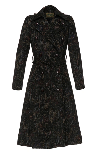 Lena Hoschek Botanical Trenchcoat In Multi