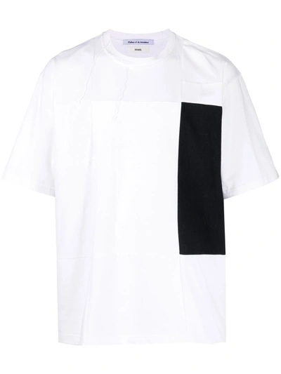 Children Of The Discordance Graphic-print Patchwork T-shirt In White