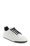 Saint Laurent Sl/61 Low Top Leather Sneakers - Men's - Calf Leather/rubber/fabric In Blanc Optique