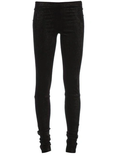 Stouls Carolyn Leather Leggings In Black