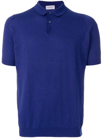 John Smedley Rhodes Knitted Polo Shirt