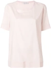 Le Tricot Perugia Short-sleeve Blouse In Pink