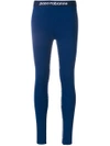 Rabanne Jersey Tights In Blu