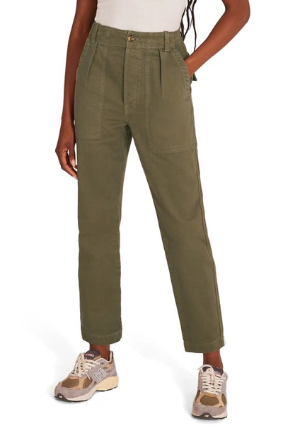 Favorite Daughter The Favorite Cotton Cargo Pants In Green