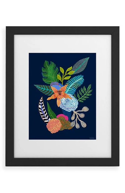 Deny Designs Walk This Earth Framed Wall Art In Black Frame