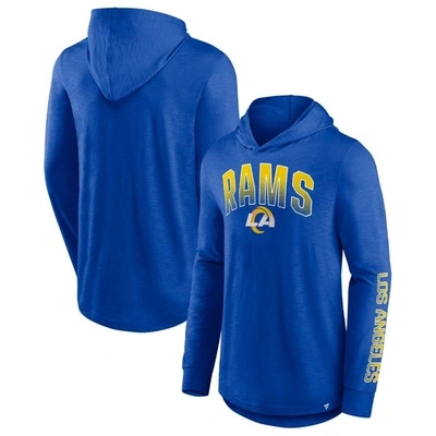 Fanatics Branded Royal Los Angeles Rams Front Runner Pullover Hoodie