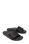 Olukai Kamola Slide Sandal In Black / Black