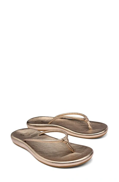 Olukai Huawai Flip Flop In Bubbly / Bubbly