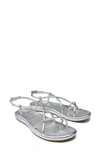 Olukai Waiau Sandal In Silver / Silver