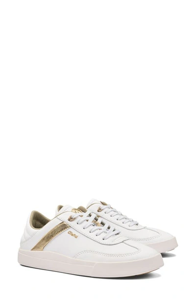 Olukai Haupu Trainer In White / White