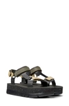 Camper Oruga Up Platform Sandal In Neutral