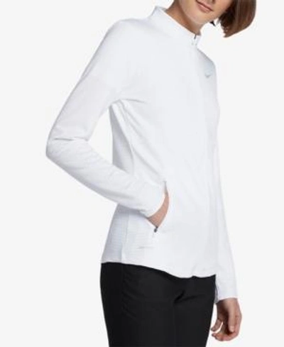 Nike Dry Golf Jacket In White