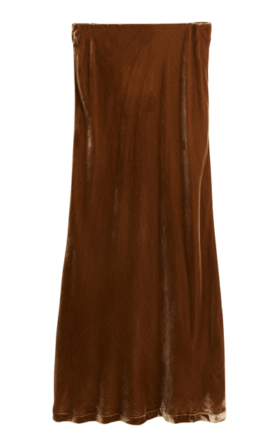 By Malene Birger Tan Velmas Midi Skirt In Brown