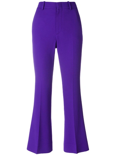 Gucci Cropped Flare Trousers