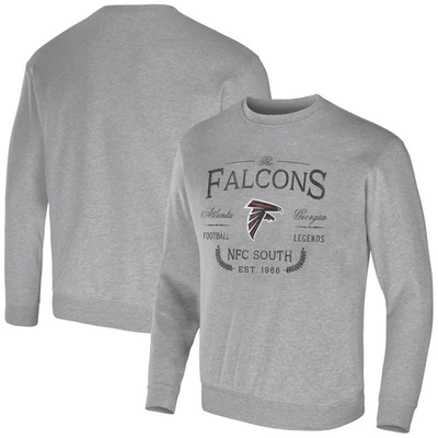 Nfl X Darius Rucker Collection By Fanatics Heather Gray Atlanta Falcons Pullover Sweatshirt