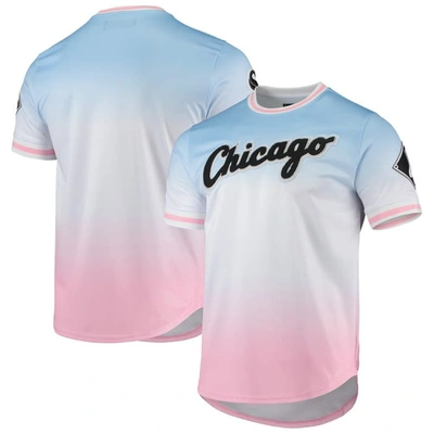 Pro Standard Men's  Blue, Pink Chicago White Sox Ombre T-shirt In Blue,pink