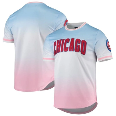 Pro Standard Men's  Blue, Pink San Francisco Giants Ombre T-shirt In Blue,pink