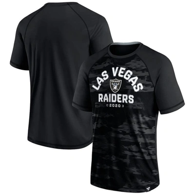 Fanatics Branded Black Las Vegas Raiders Hail Mary Raglan T-shirt