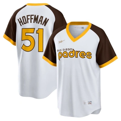 Nike Trevor Hoffman White San Diego Padres Home Cooperstown Collection Player Jersey