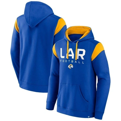 Fanatics Branded Royal Los Angeles Rams Call The Shot Pullover Hoodie