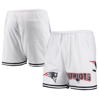 Pro Standard White New England Patriots Mesh Shorts