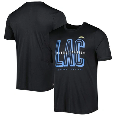 New Era Black Los Angeles Chargers Scrimmage T-shirt