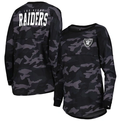 New Era Black Las Vegas Raiders Camo Long Sleeve T-shirt