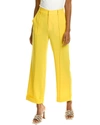 Cinq À Sept Tous Les Jours Giles Satin Jogger Pants In Yellow