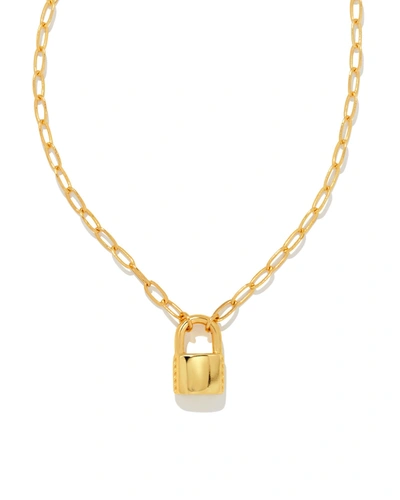 Kendra Scott Women's 14k Gold-plated Jess Small Lock Chain Necklace