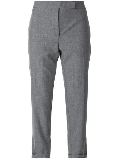 Thom Browne Lowrise Skinny Trouser In School Uniform Plain Weave In Grey