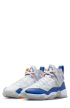Jordan Two Trey "new York Knicks" Sneakers In White/hyper Royal/orange