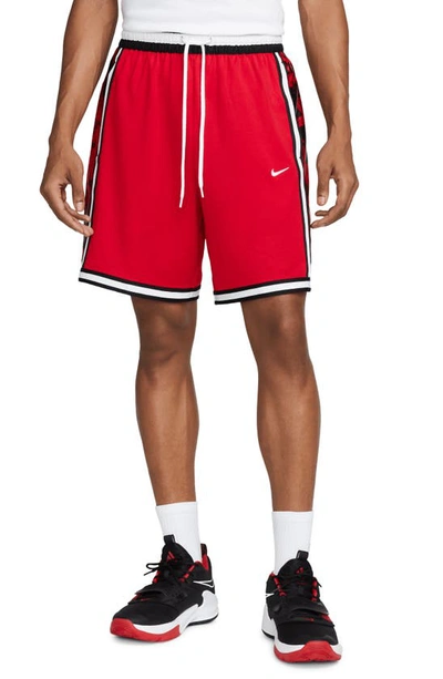 Nike Men's Dri-fit Dna 8" Basketball Shorts In Red