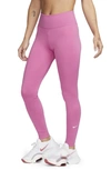 Nike Women's One Mid-rise Leggings In Pink