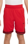 Nike Dri-fit Dna Big Kids' (boys') Basketball Shorts In Red