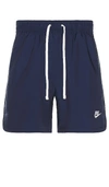 Nike Men's  Sportswear Sport Essentials Woven Lined Flow Shorts In Blue