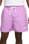 Nike Men's  Sportswear Sport Essentials Woven Lined Flow Shorts In Purple