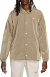 Nike Men's  Sportswear Authentics Coaches Jacket In Brown