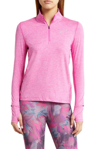 Nike Women's Element 1/2-zip Running Top In Active Fuchsia